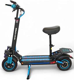 Windhorse H5 Pro Electric Scooter – 1200W, 48V, & 41 km Range - Black - Image 6 (thumbnail)