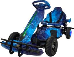 Electric Go Kart for Kids – 36V Battery, LED Lights, Pedal Drive thumbnail 1