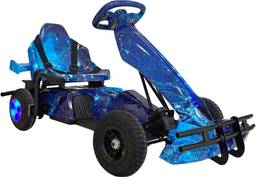 Electric Go Kart for Kids – 36V Battery, LED Lights, Pedal Drive thumbnail 2