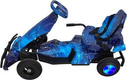 Electric Go Kart for Kids – 36V Battery, LED Lights, Pedal Drive thumbnail 3