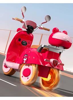 Cute Electric Ride on Motorcycle for Kids age 2+ thumbnail 5