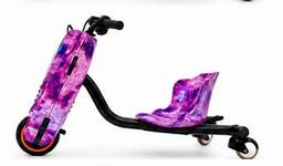 Cute Pink Music Drift Scooter for Kids – 350W 36V 4.4Ah - Purple - Image 2 (thumbnail)