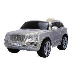 Bentley Bentayga Kids Electric Ride-On Car - 12V Dual Motor - Silver - Image 7 (thumbnail)