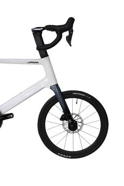 JAVA CL-CB Carbon Mini Velo Road Bike - LTWOO ER7 - Shell White - Image 6 (thumbnail)