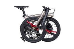 JAVA NEO 12-Speed E-Shifter Triple-Fold Bike - 16 Inch - Titanium - Image 3 (thumbnail)