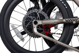 JAVA NEO 12-Speed E-Shifter Triple-Fold Bike - 16 Inch - Titanium - Image 6 (thumbnail)