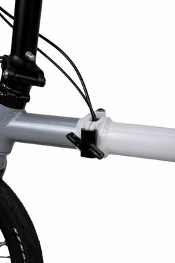 JAVA NEO 9-Speed Triple-Fold Bike - 16 Inch - Titanium - Image 2 (thumbnail)