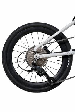 JAVA NEO 9-Speed Triple-Fold Bike - 16 Inch - Titanium - Image 10 (thumbnail)