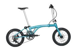 JAVA NEO 9-Speed Triple-Fold Bike - 16 Inch - Blue - Image 36 (thumbnail)