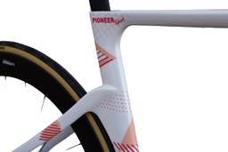 Kossea Pioneer Sport - 105 Di2 Carbon Road Bike - Cloud Sakura White - Image 4 (thumbnail)