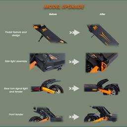 KuKirin G2 Pro Electric Scooter - 600W 48V 15Ah - Standard - Image 9 (thumbnail)
