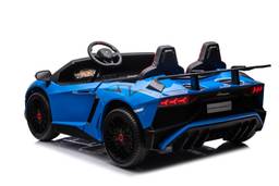 Lamborghini Licensed XXL Kids Electric Ride-On Car - 24V 2-Seater - Blue - Image 9 (thumbnail)
