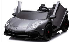 Lamborghini Licensed XXL Kids Electric Ride-On Car - 24V 2-Seater - Grey - Image 3 (thumbnail)