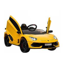 Lamborghini Licensed XXL Kids Electric Ride-On Car - 24V 2-Seater - Yellow - Image 12 (thumbnail)
