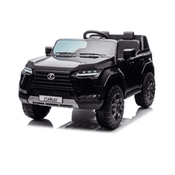 Licensed Lexus GX550 Kids Electric Ride-On Car - 12V Dual Motor - Black - Image 3 (thumbnail)