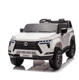 Licensed Lexus GX550 Kids Electric Ride-On Car - 12V Dual Motor - White - Image 11 (thumbnail)