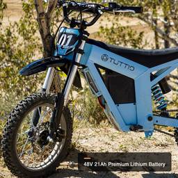 Tuttio Soleil 01 Electric Dirt Bike - 3000W 48V 21Ah - Blue - Image 17 (thumbnail)