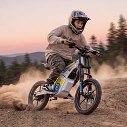 Windhorse P6 Electric Dirt Bike - 250W 36V 10Ah - Black - Image 4 (thumbnail)