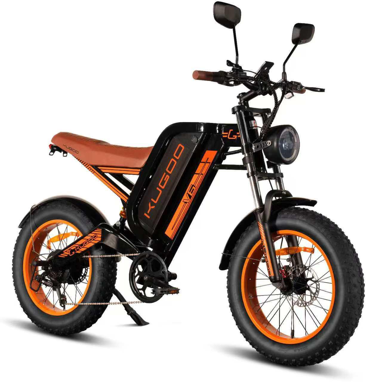 Kugoo Kirin V6 Electric Bicycle 1000W Motor 70km Range 50km/h Speed - Image 1