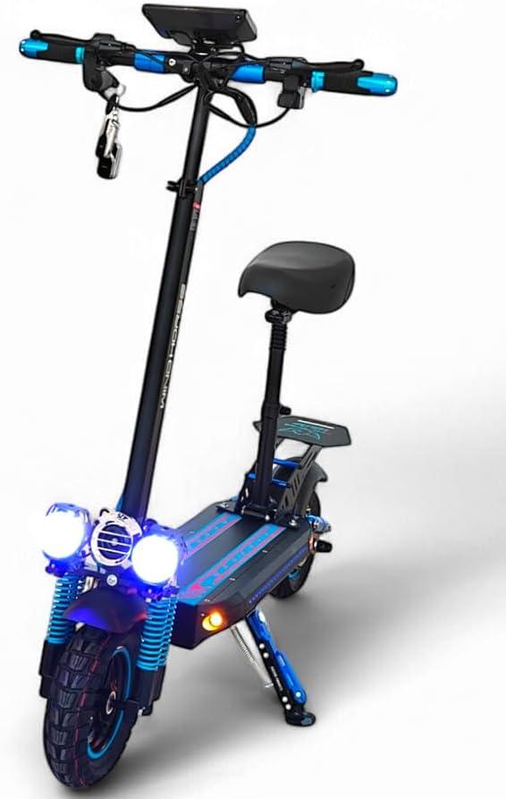 Windhorse H5 Pro Electric Scooter – 1200W, 48V, & 41 km Range - Black - Image 3