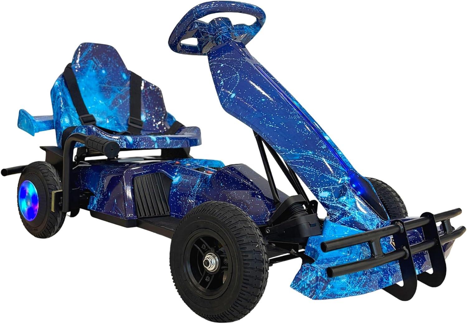 Electric Go Kart for Kids – 36V Battery, LED Lights, Pedal Drive - Image 2