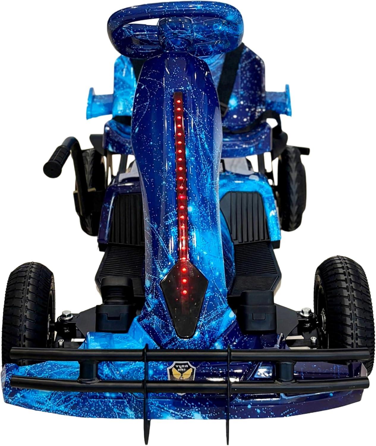 Electric Go Kart for Kids – 36V Battery, LED Lights, Pedal Drive - Image 4