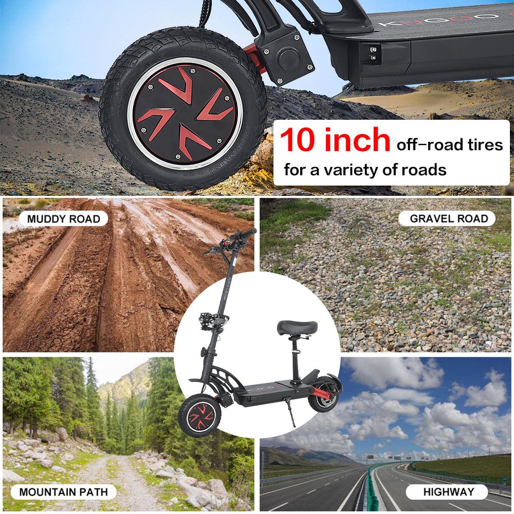 Kugoo G Booster Electric Scooter - 1600W 48V 20.8Ah - Standard - Image 2