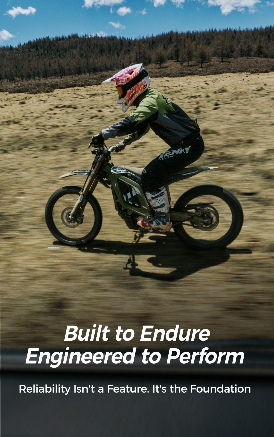 Surron Light Bee 2 Electric Dirt Bike - 24kW 78.54V 45Ah - Spruce Green - Image 8