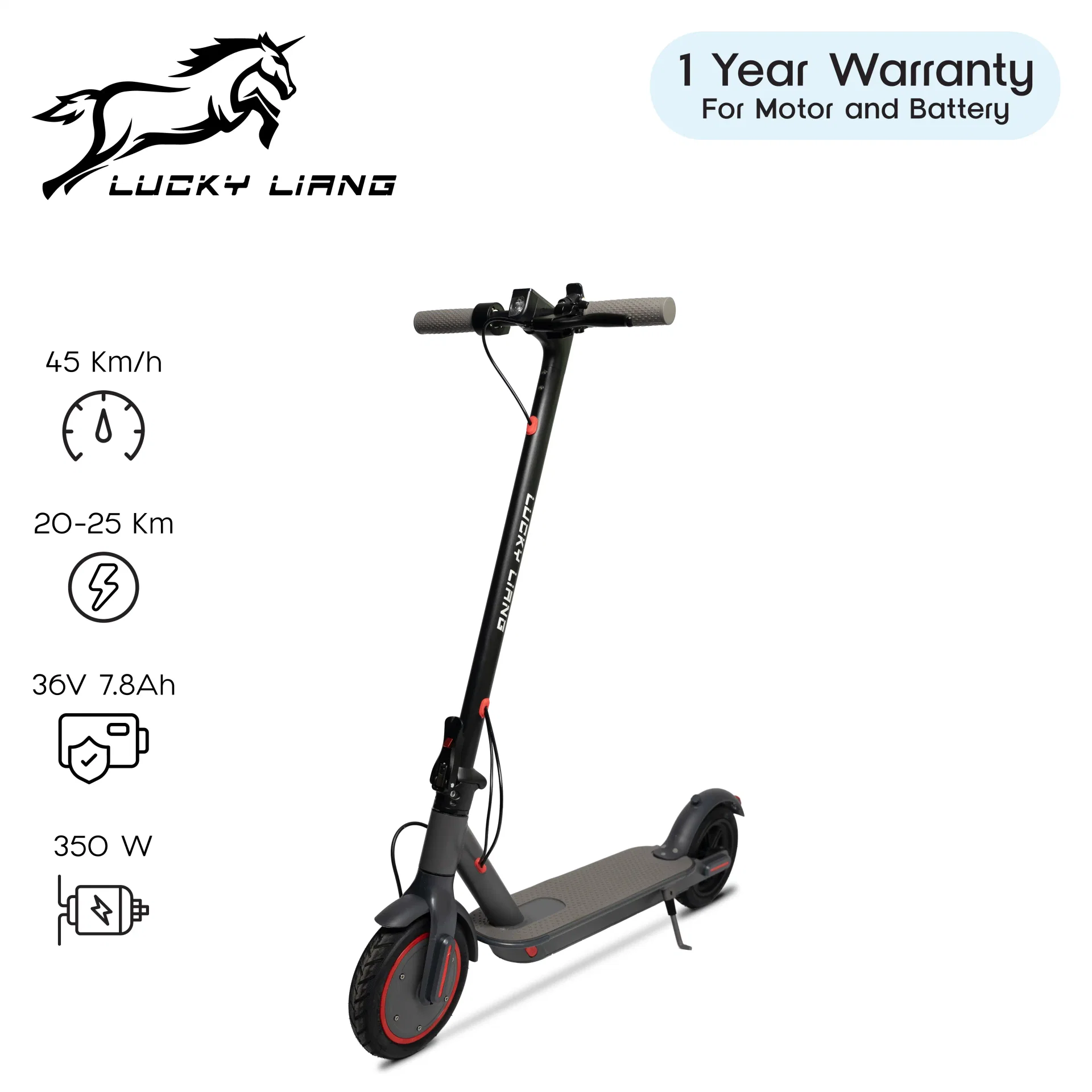 Lucky Liang L11 Electric Scooter – 350W, 36V 7.8Ah, 25 km Range - Electric scooter product image