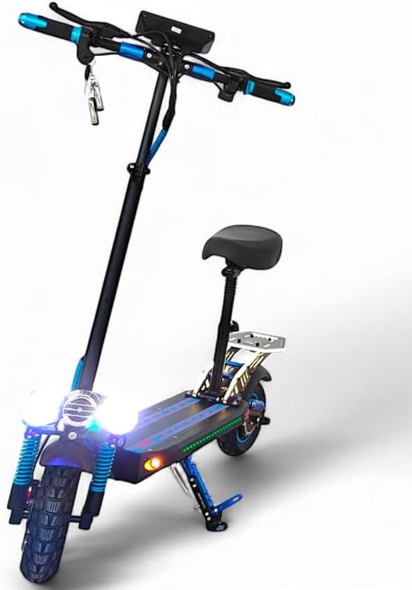Windhorse H5 Plus Black Windhorse H5 Plus Electric Scooter – 1200W, 48V, & 50 km Range - Image 3