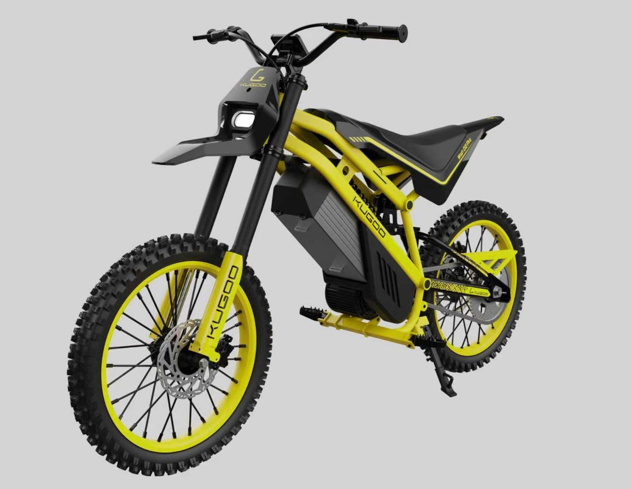 KUGOO Wish 02 Pr0 Yellow Kugoo Wish 02 Pro Electric Bike– 2500W & 60 km Range - Yellow - Image 15