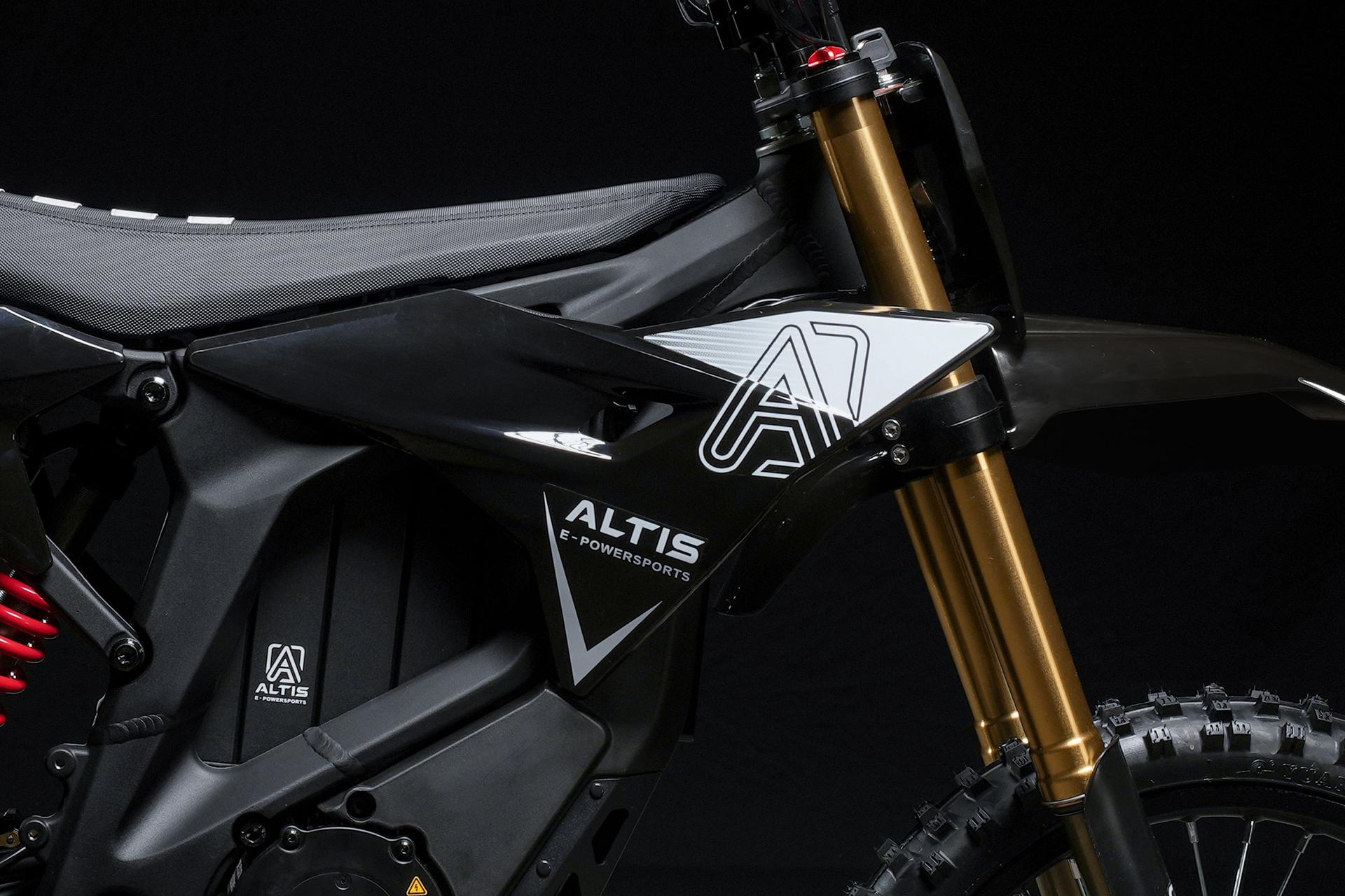 Altis Delta Y3a Black 17 14 Altis Delta Electric Dirt Bike - 13kW 72V 35Ah - Black - Image 4
