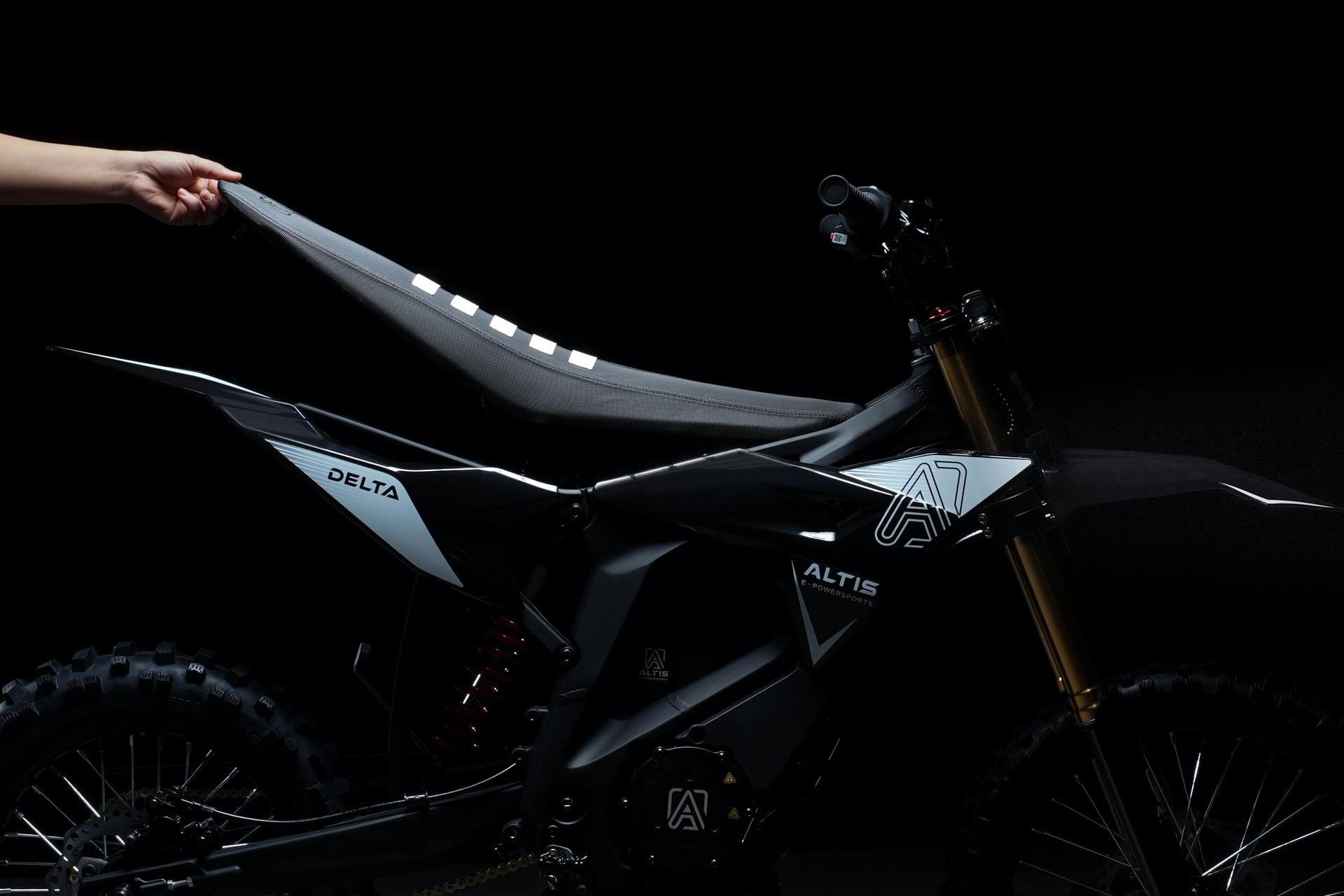 Altis Delta Y3a Black 17 14 Altis Delta Electric Dirt Bike - 13kW 72V 35Ah - Black - Image 6