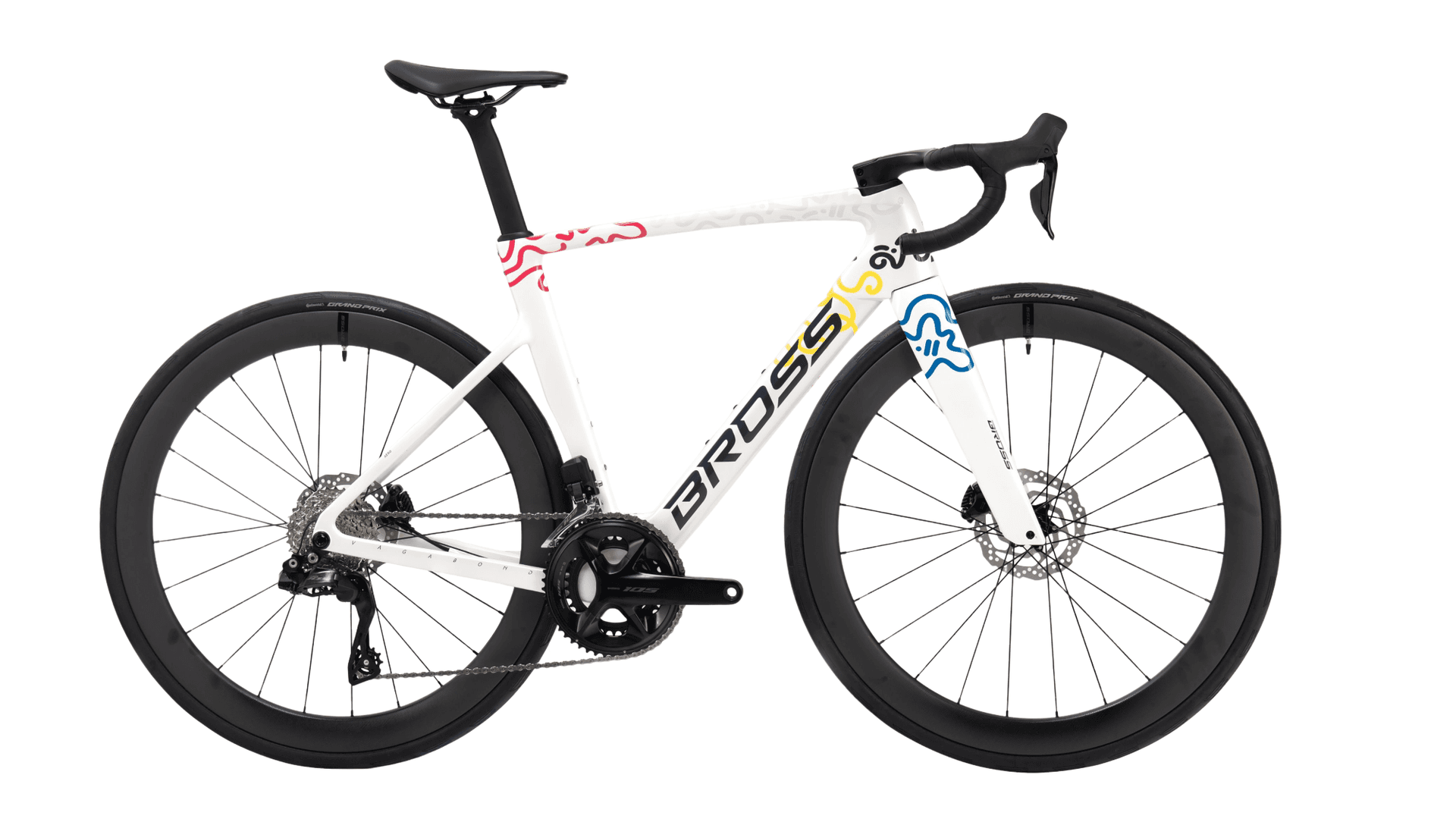 Bross Vagabond Aero 6i 2026 105 Di2 Carbon Road Bike Blue Bross Vagabond Aero 6i 2026 - 105 Di2 Carbon Road Bike - Blue - Image 2