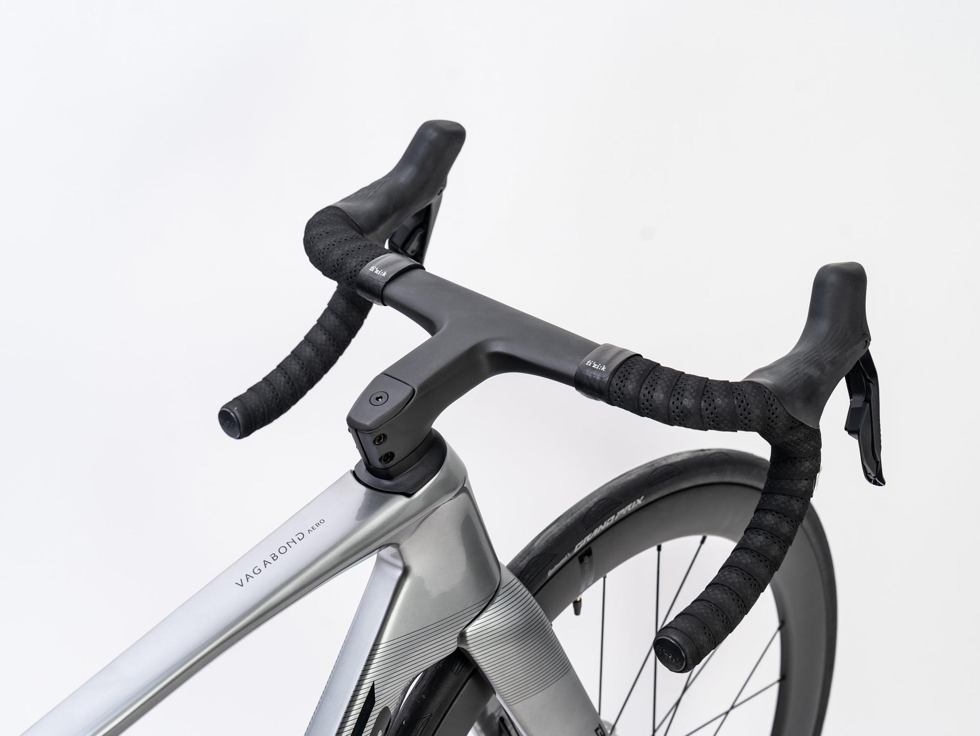 Bross Vagabond Aero 6se 105 Di2 Carbon Road Bike Nano Silver Bross Vagabond Aero 6SE - 105 Di2 Carbon Road Bike - Nano Silver - Image 5