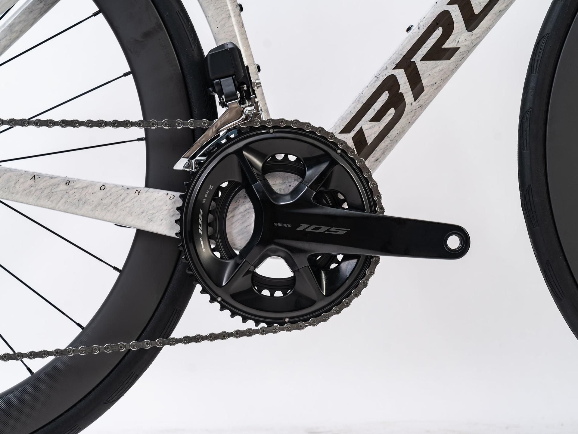 Bross Vagabond Aero 6se 105 Di2 Carbon Road Bike Nano Silver Bross Vagabond Aero 6SE - 105 Di2 Carbon Road Bike - Nano Silver - Image 17