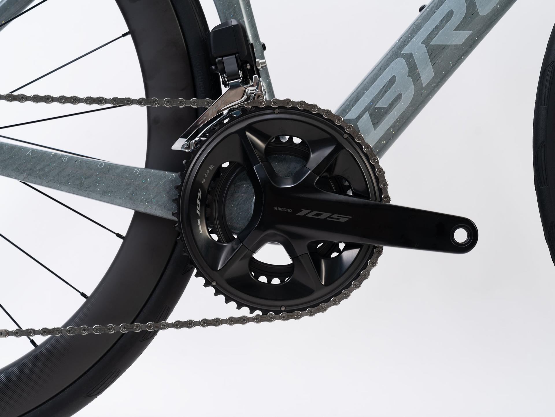 Bross Vagabond Aero 6se 105 Di2 Carbon Road Bike Space Grey Bross Vagabond Aero 6SE - 105 Di2 Carbon Road Bike - Space Grey - Image 44