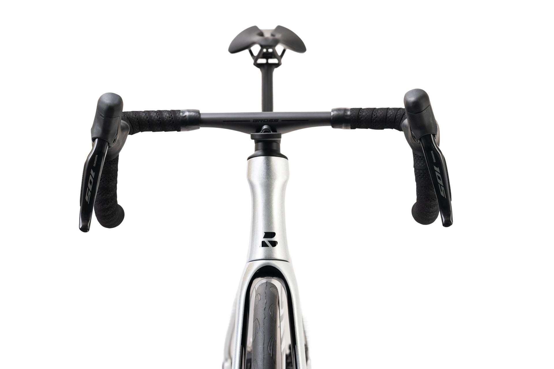 Bross Vagabond Aero 6se 105 Di2 Carbon Road Bike Sparkling Silver Bross Vagabond Aero 6SE - 105 Di2 Carbon Road Bike - Sparkling Silver - Image 59