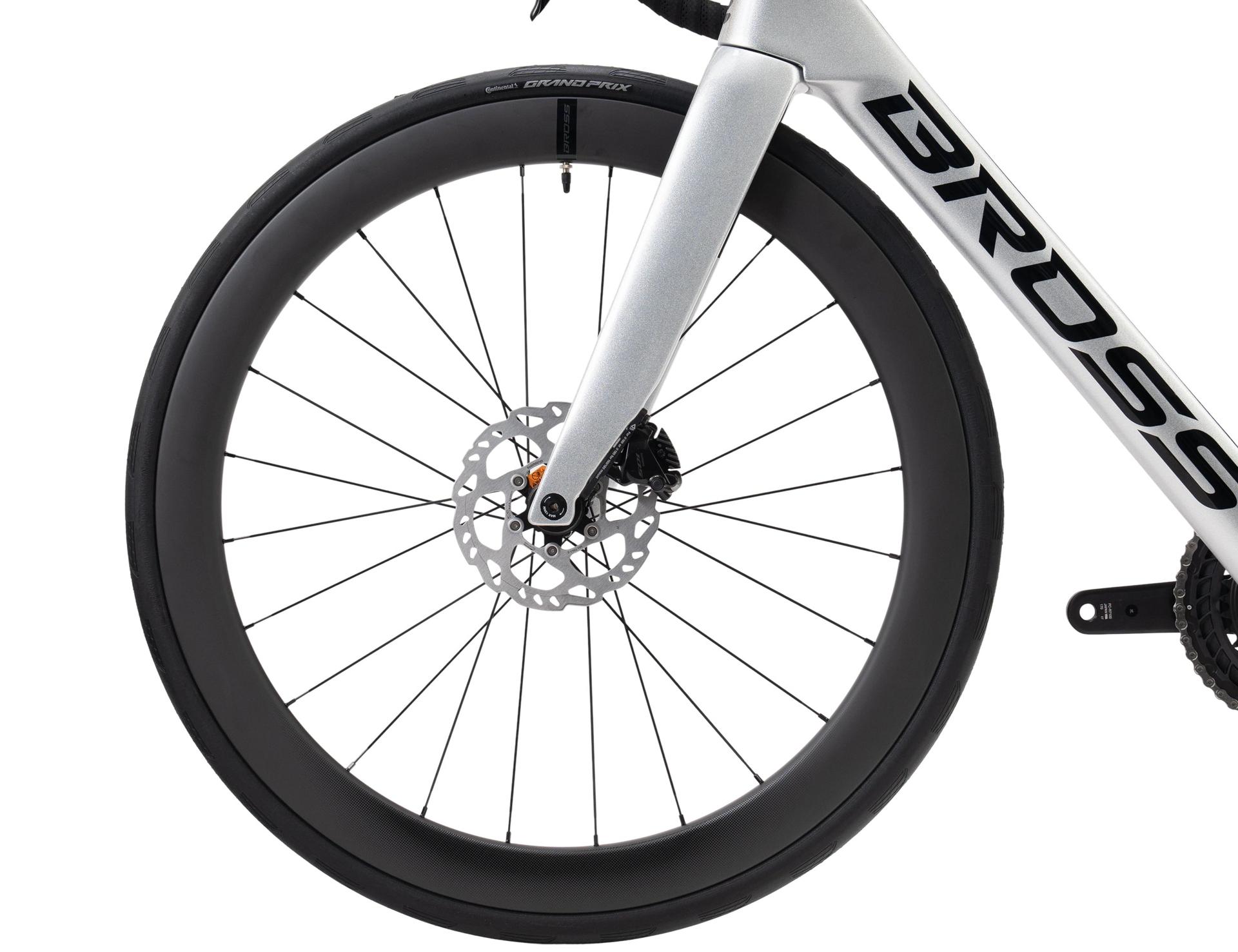 Bross Vagabond Aero 6se 105 Di2 Carbon Road Bike Sparkling Silver Bross Vagabond Aero 6SE - 105 Di2 Carbon Road Bike - Sparkling Silver - Image 63
