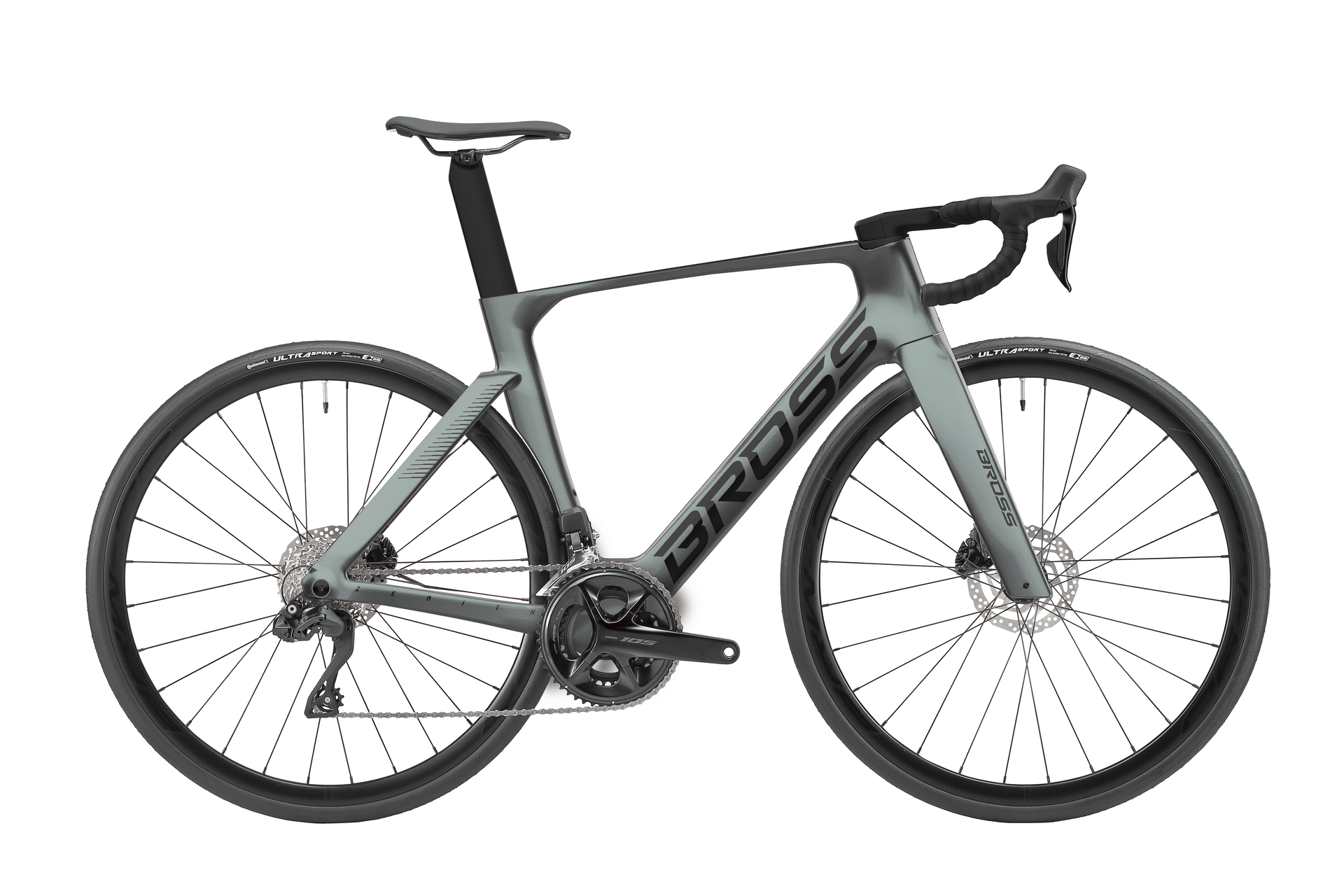 Bross Zenith 6i 105 Di2 Carbon Road Bike Cartoon Black Bross Zenith 6I - 105 Di2 Carbon Road Bike - Cartoon/Black - Image 13