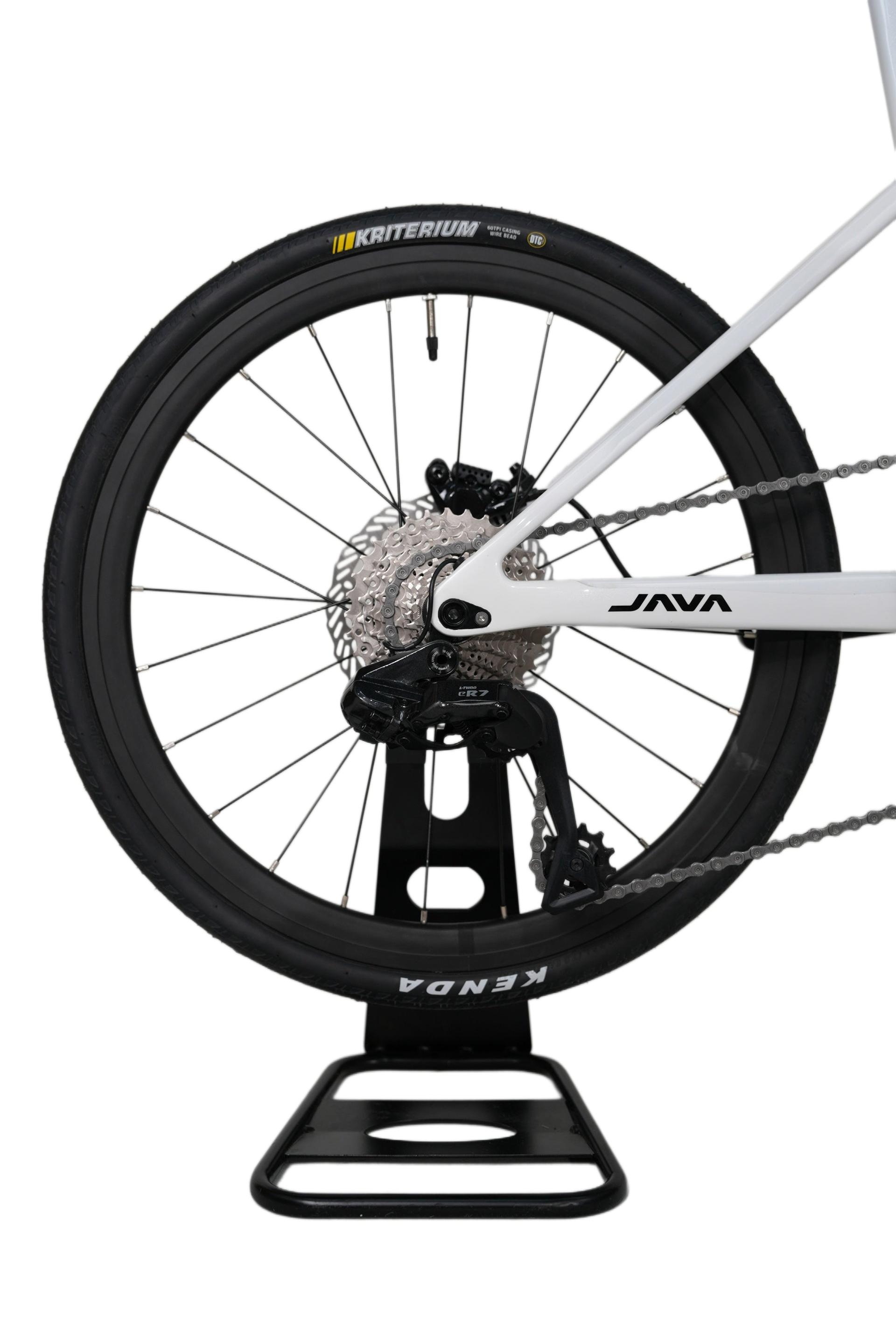 Java Clcb Shell White JAVA CL-CB Carbon Mini Velo Road Bike - LTWOO ER7 - Shell White - Image 8