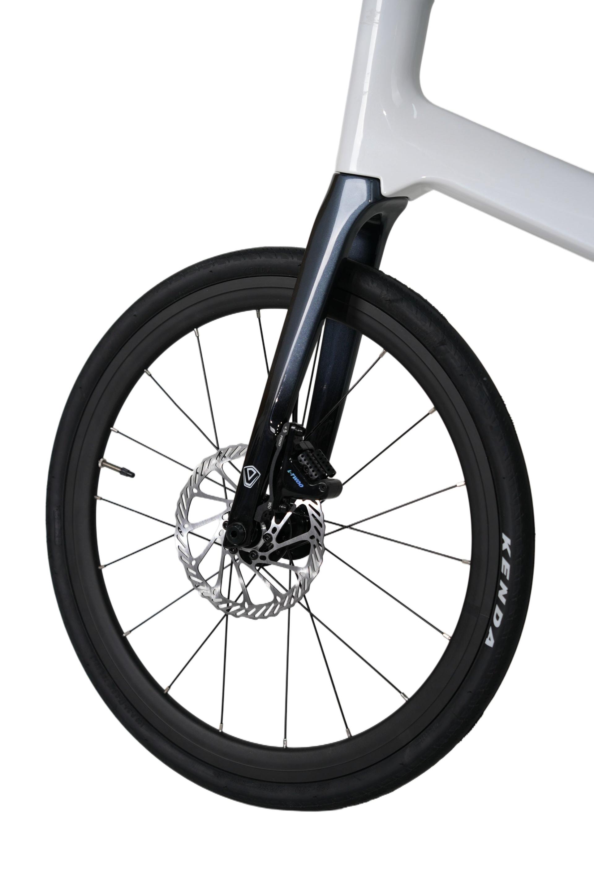 Java Clcb Shell White JAVA CL-CB Carbon Mini Velo Road Bike - LTWOO ER7 - Shell White - Image 12