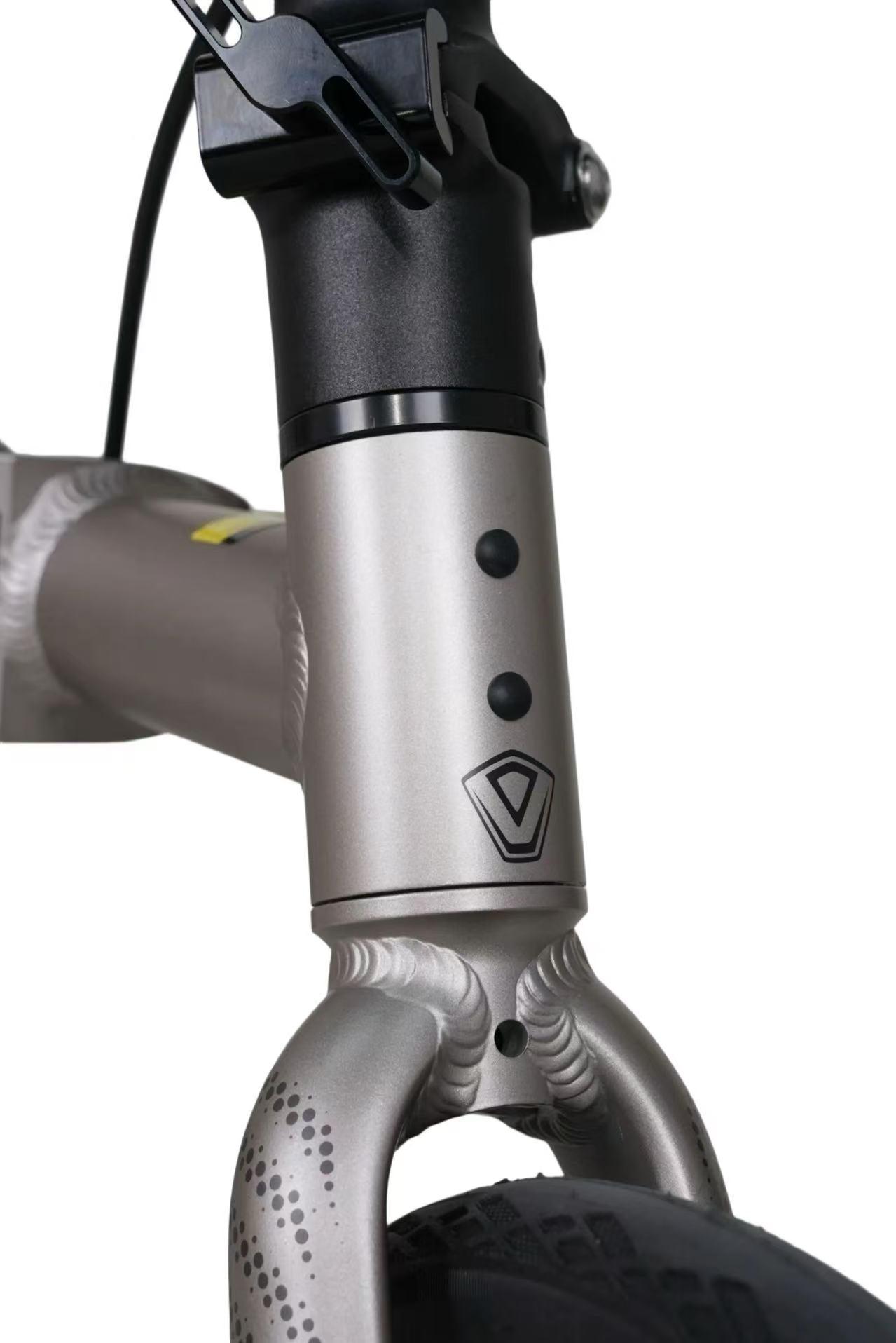 Java Neo12 Titanium JAVA NEO 12-Speed E-Shifter Triple-Fold Bike - 16 Inch - Titanium - Image 12