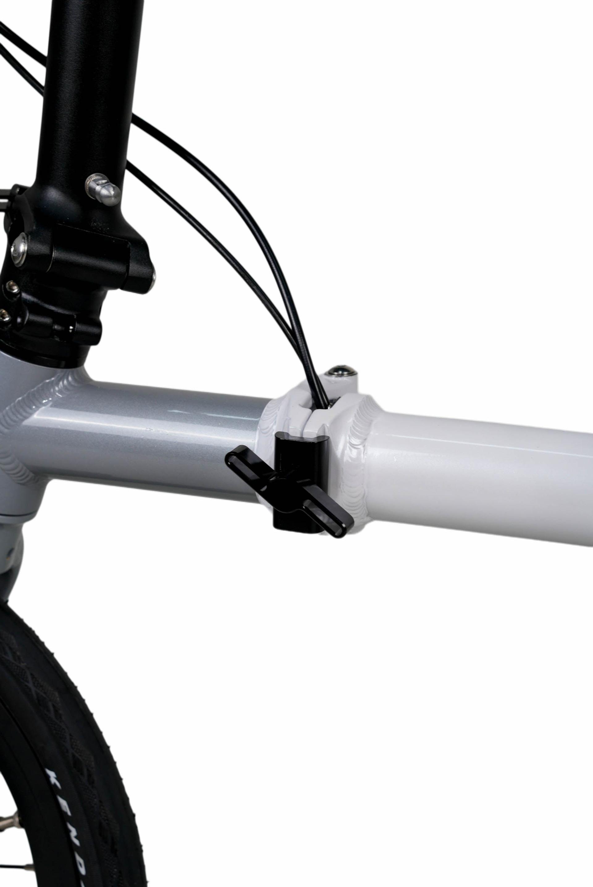 Java Neo9 Titanium JAVA NEO 9-Speed Triple-Fold Bike - 16 Inch - Titanium - Image 2