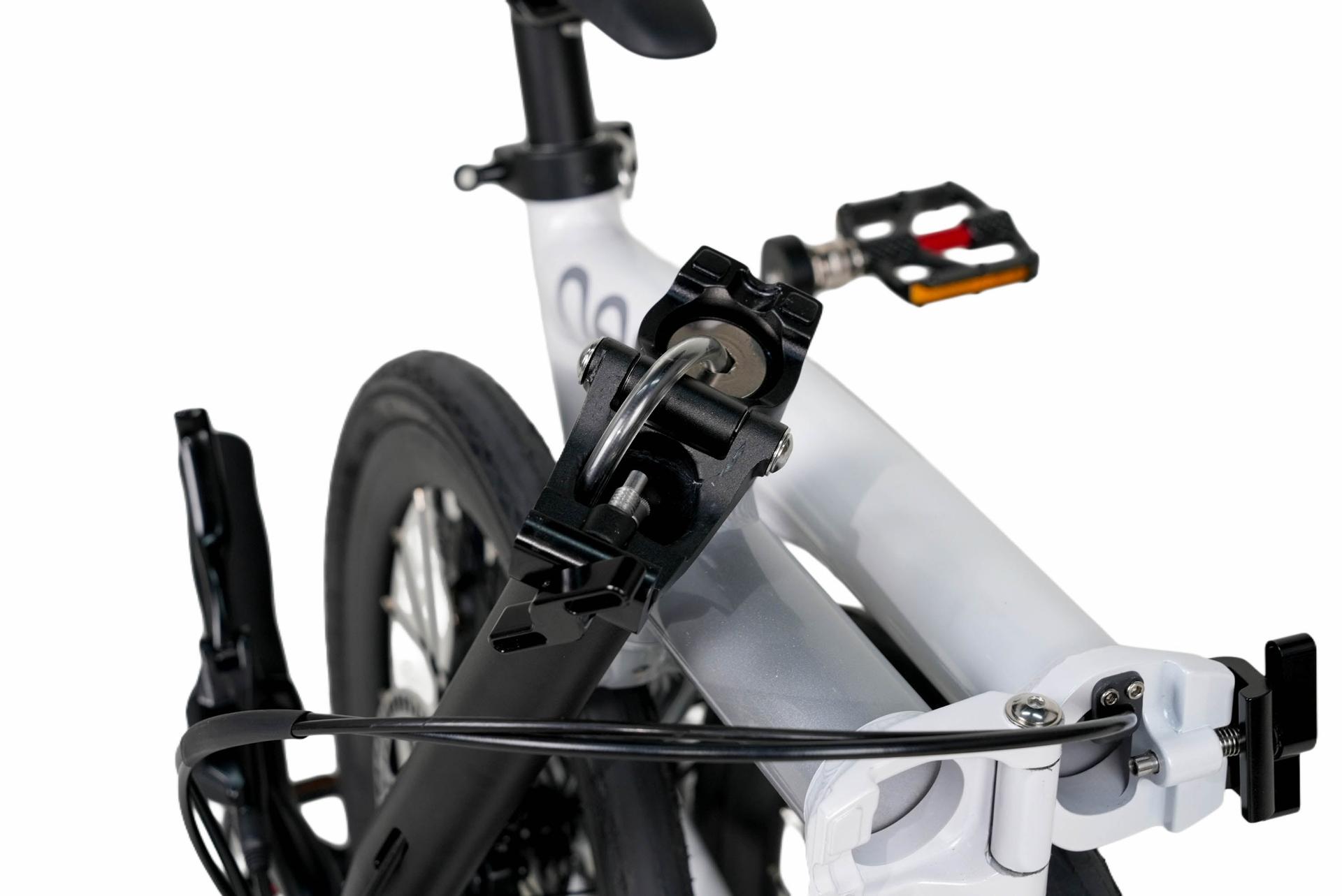 Java Neo9 Titanium JAVA NEO 9-Speed Triple-Fold Bike - 16 Inch - Titanium - Image 6