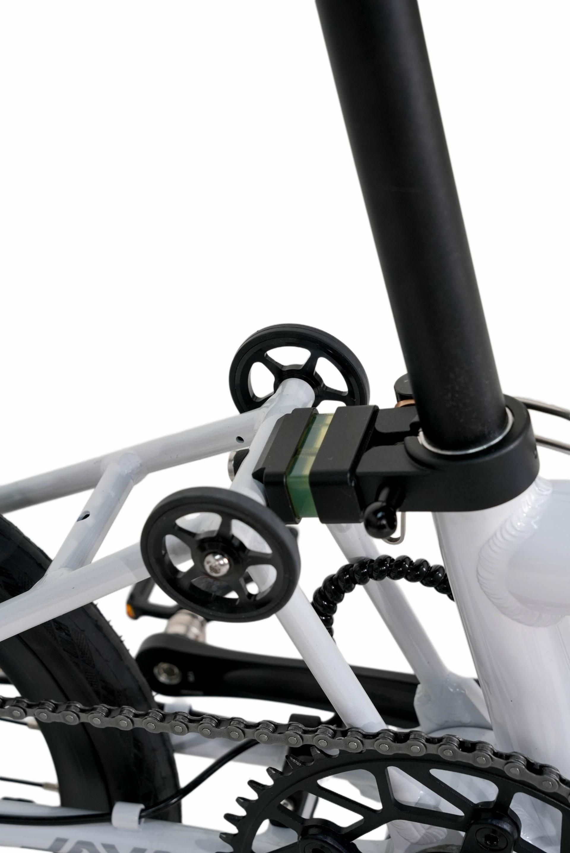 Java Neo9 Titanium JAVA NEO 9-Speed Triple-Fold Bike - 16 Inch - Titanium - Image 7