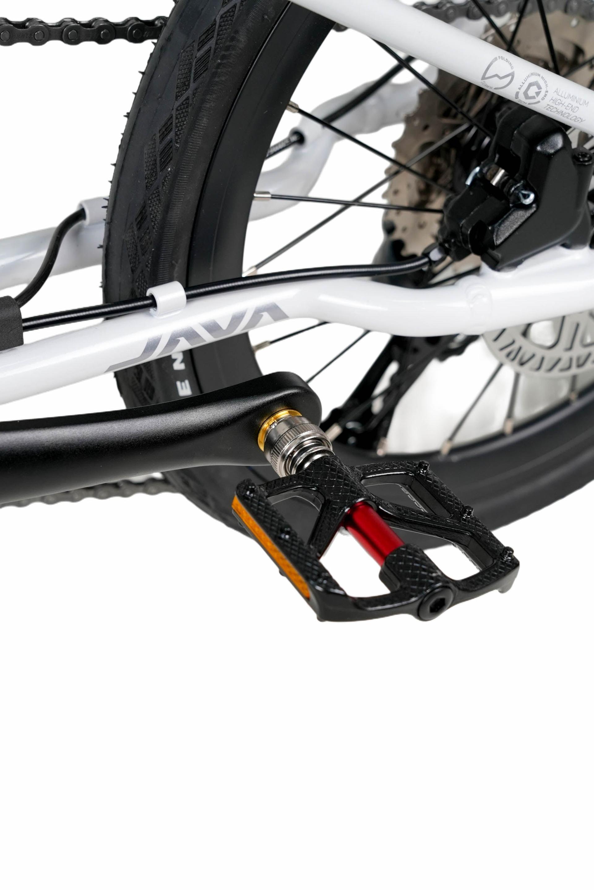 Java Neo9 Titanium JAVA NEO 9-Speed Triple-Fold Bike - 16 Inch - Titanium - Image 8