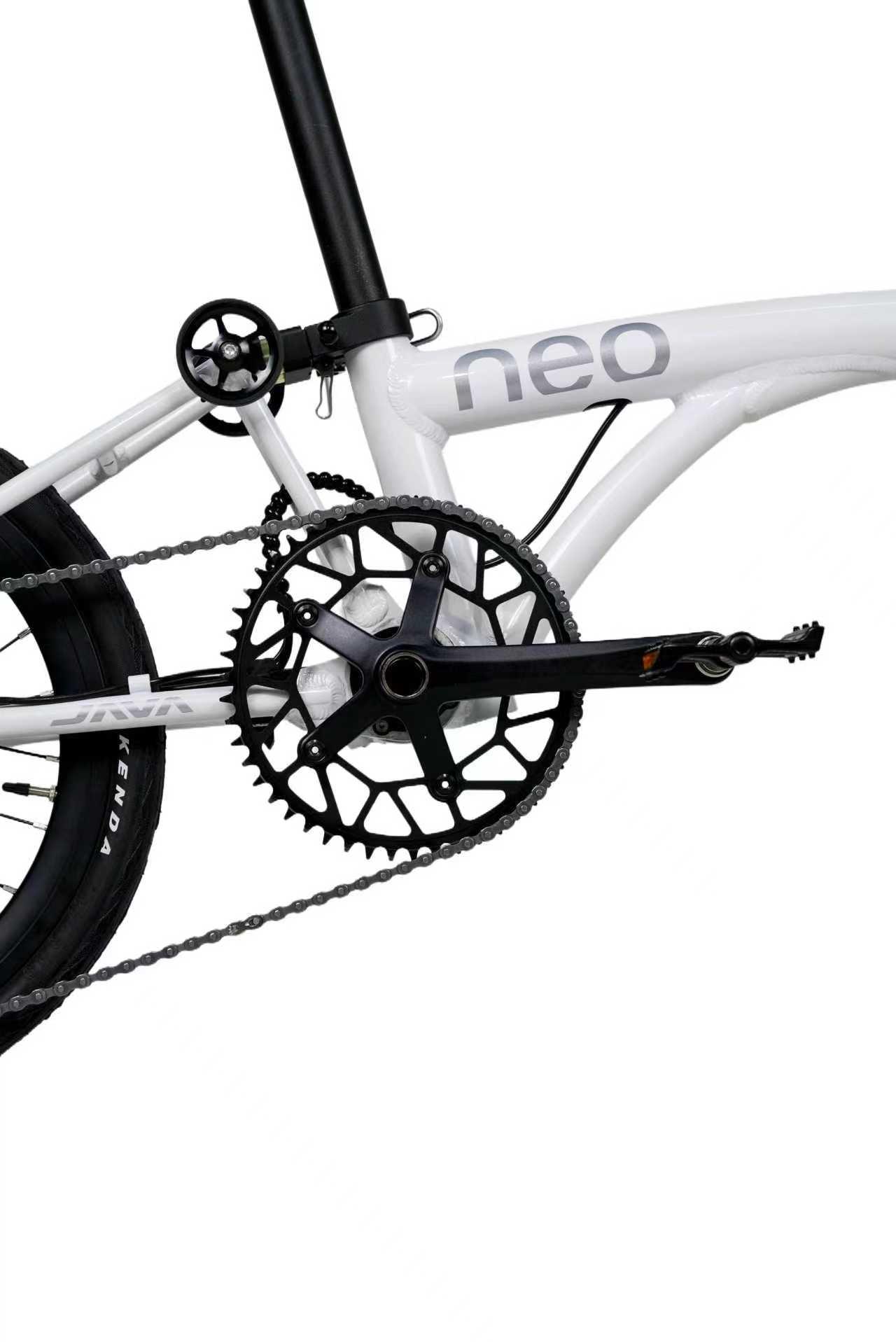 Java Neo9 Blue JAVA NEO 9-Speed Triple-Fold Bike - 16 Inch - Blue - Image 43