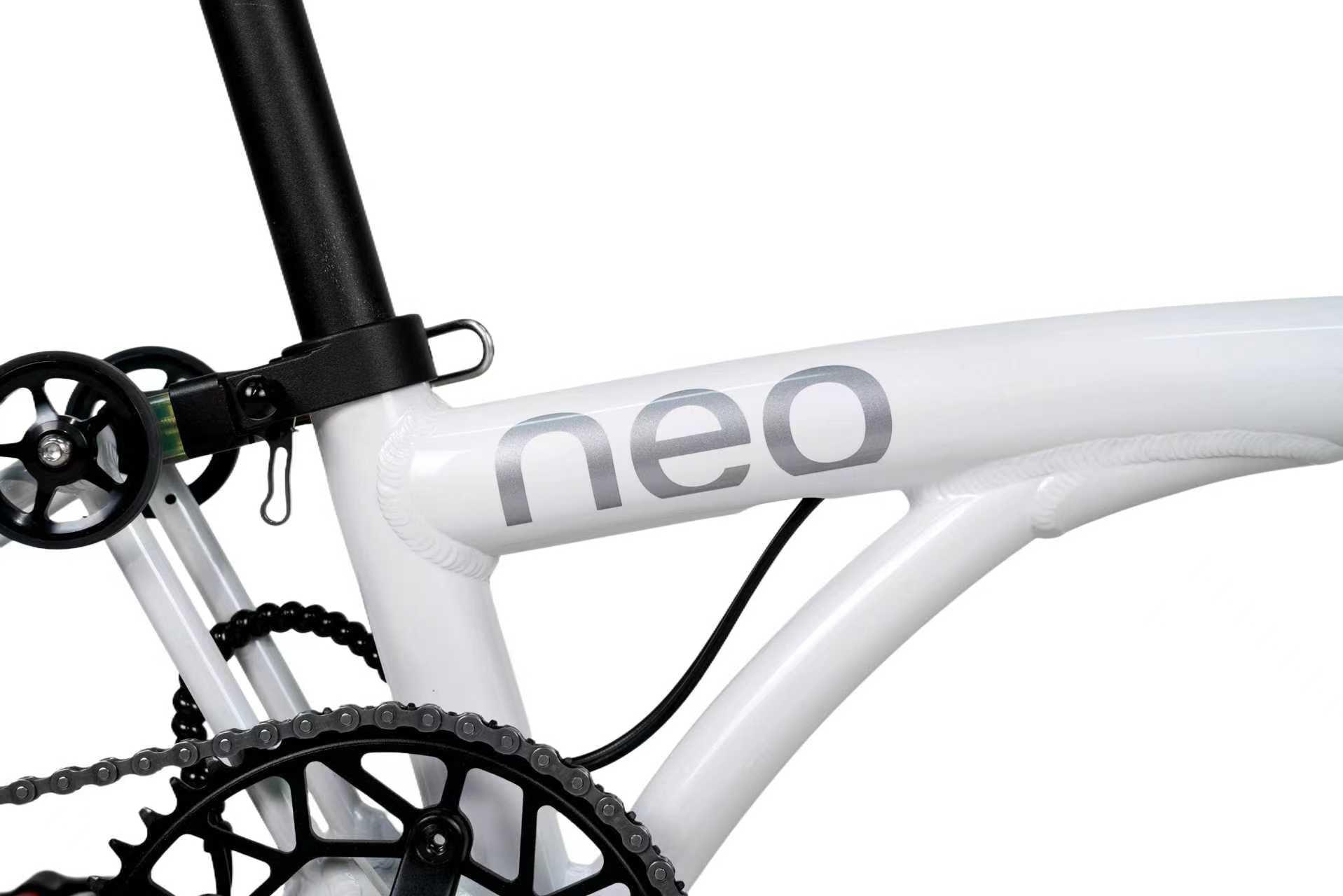Java Neo9 Blue JAVA NEO 9-Speed Triple-Fold Bike - 16 Inch - Blue - Image 44