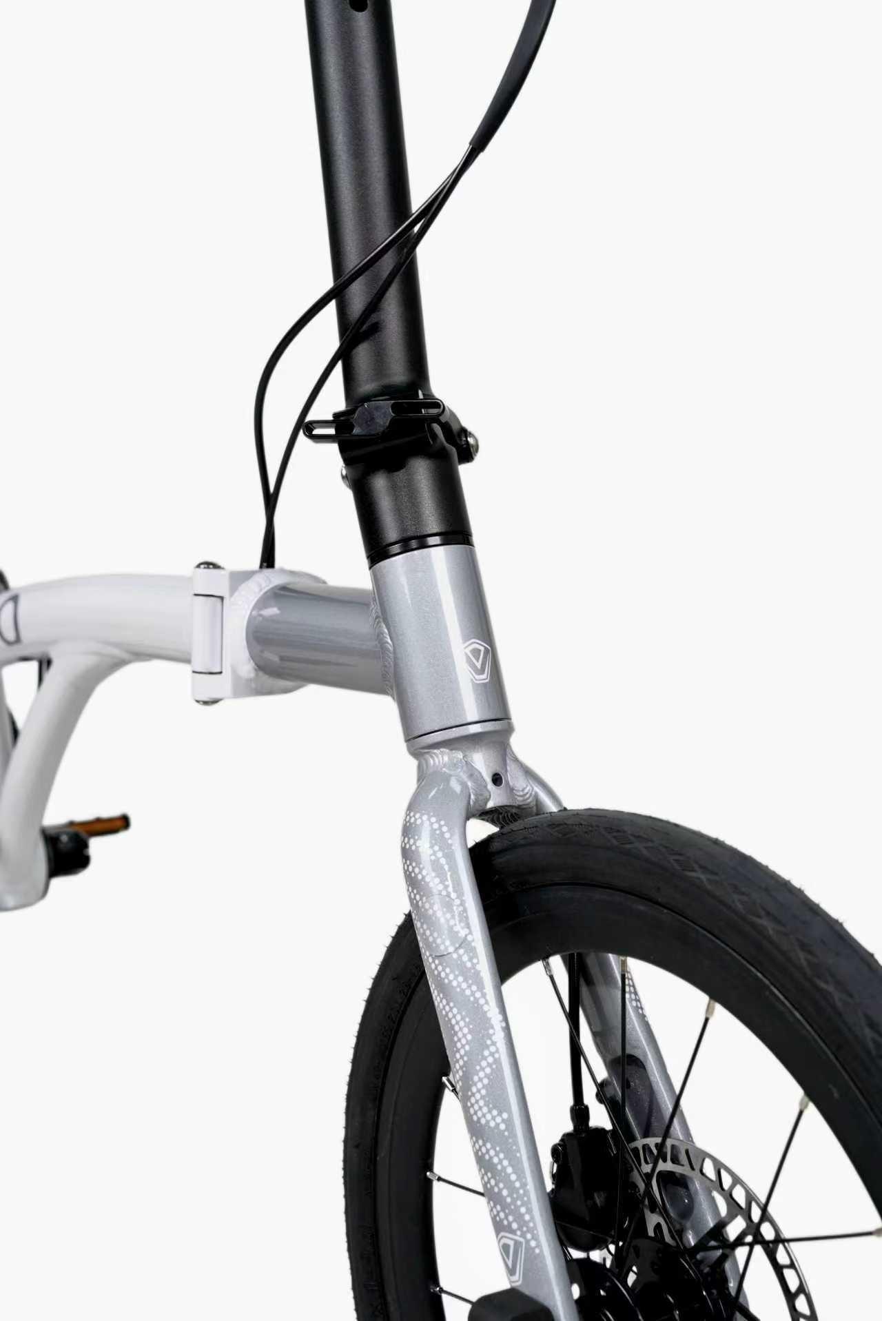 Java Neo9 Blue JAVA NEO 9-Speed Triple-Fold Bike - 16 Inch - Blue - Image 47